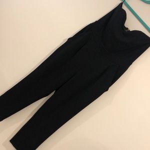 Express black, sweetheart top jumpsuit size 10
